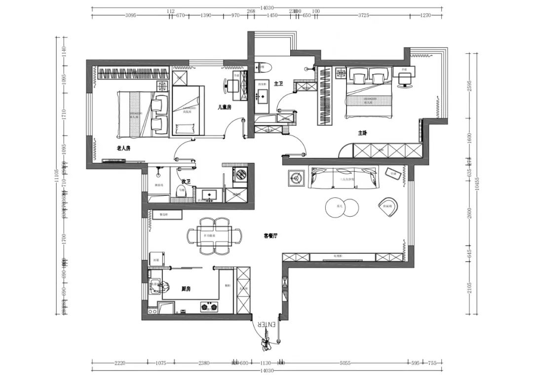 融科橄榄城现代法式家居设计丨于自奇-16