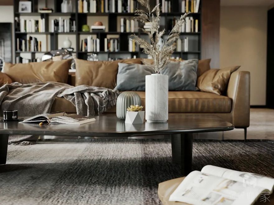 月亮湾现代风别墅丨金螳螂家三明店-5