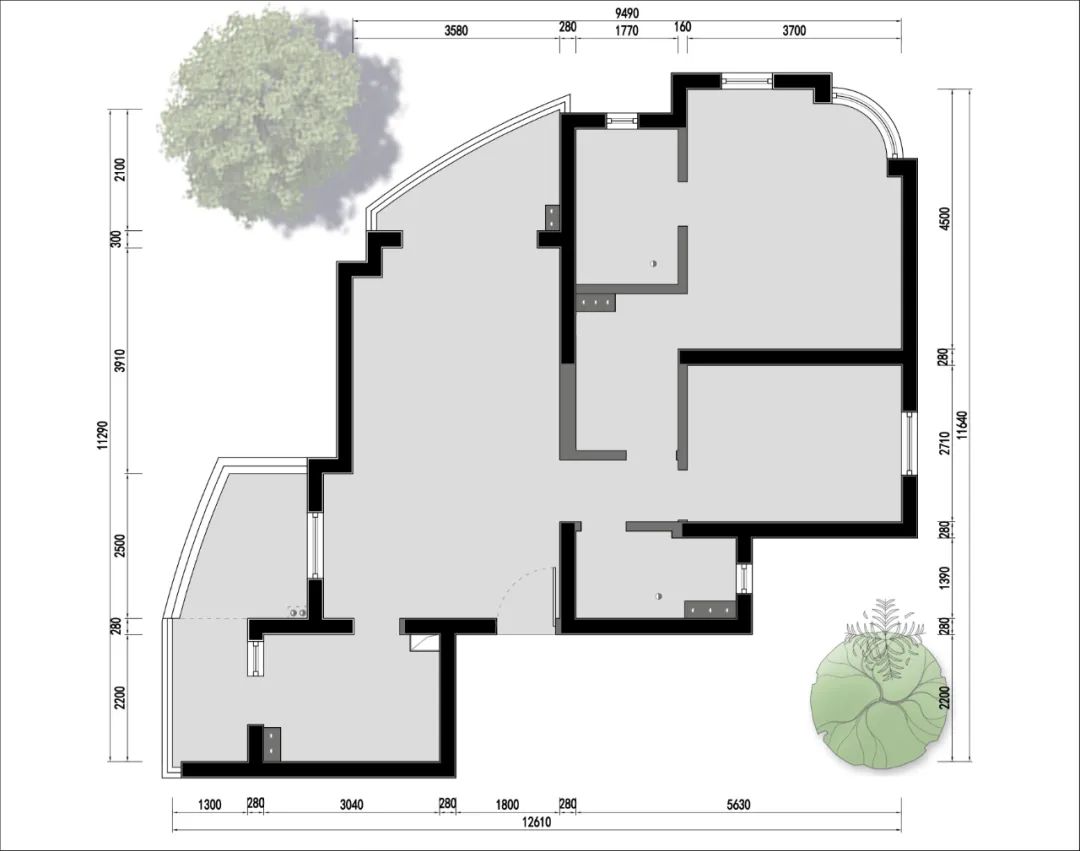 现代法式奶油风平层丨中国上海丨玖柞制作-18