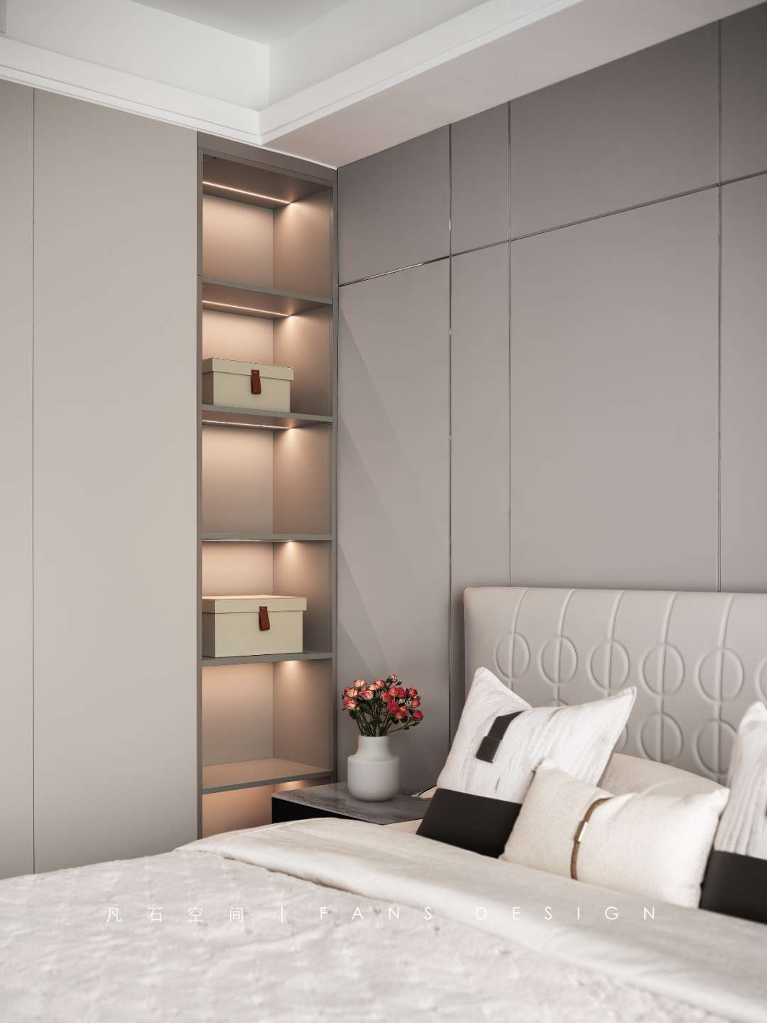 以爱为单位的现代轻奢家居设计丨中国成都丨成都凡石空间设计-89