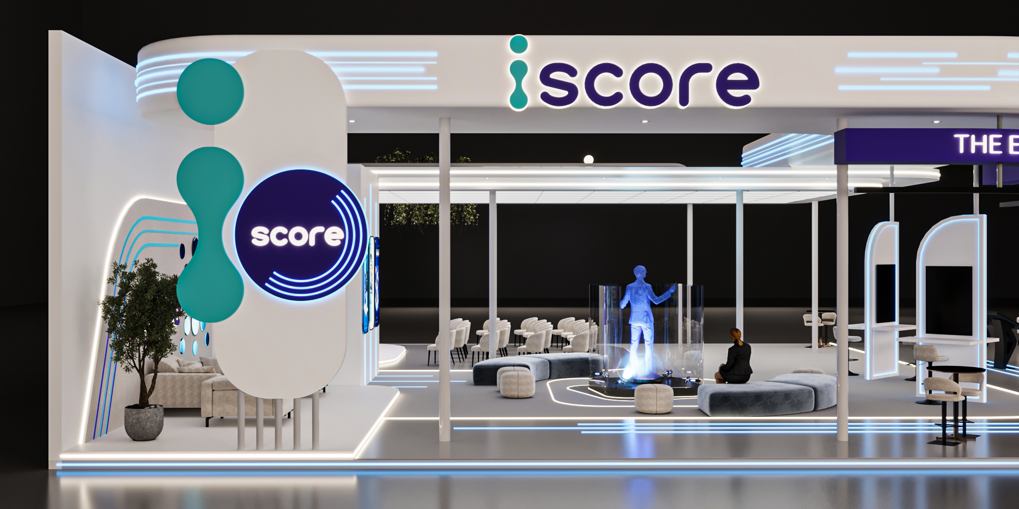 Iscore展位 开罗2025年信息通信技术展

注：Iscore可能是特定的名称、品牌等，如果有更准确的背景信息，翻译会更精准 丨埃及开罗-14