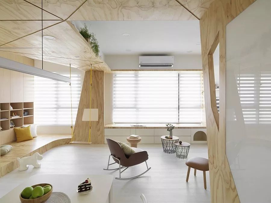 台湾原木风亲子宅设计 | WOW！游乐园-5