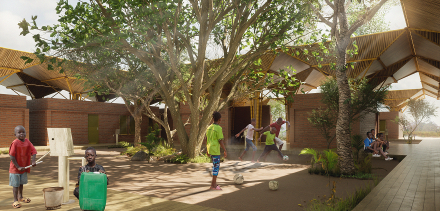 雨水收集学校丨塞内加尔丨KAIRA LOORO-13