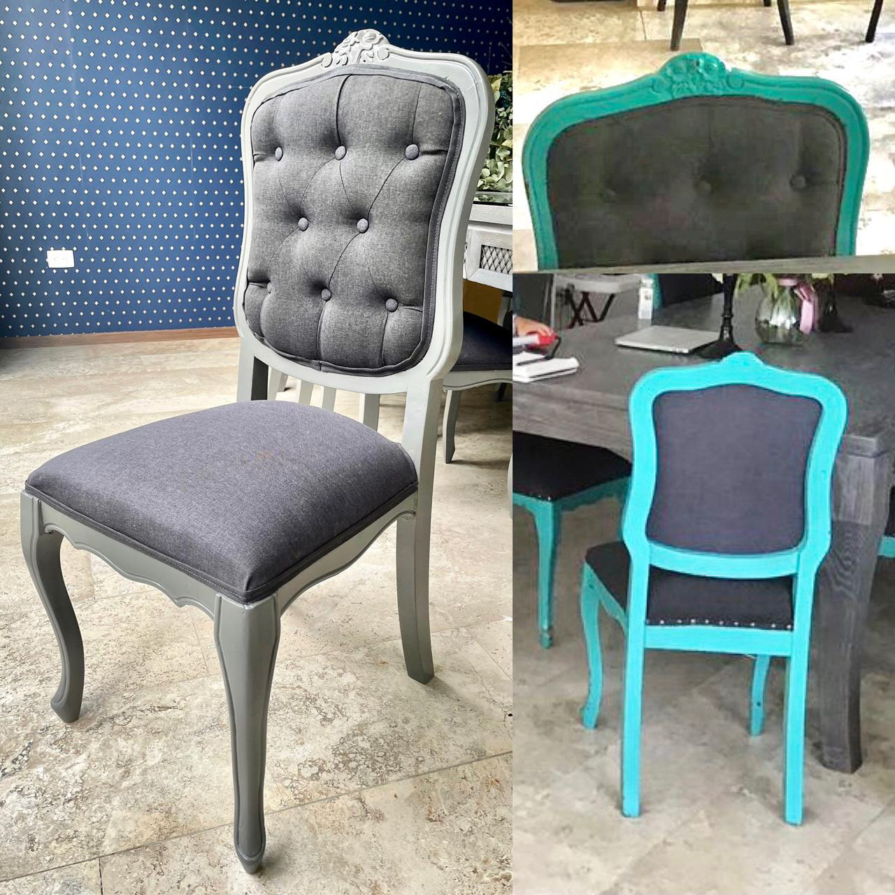 ECLECTIC室内设计与执行项目  椅子和边柜翻新-11