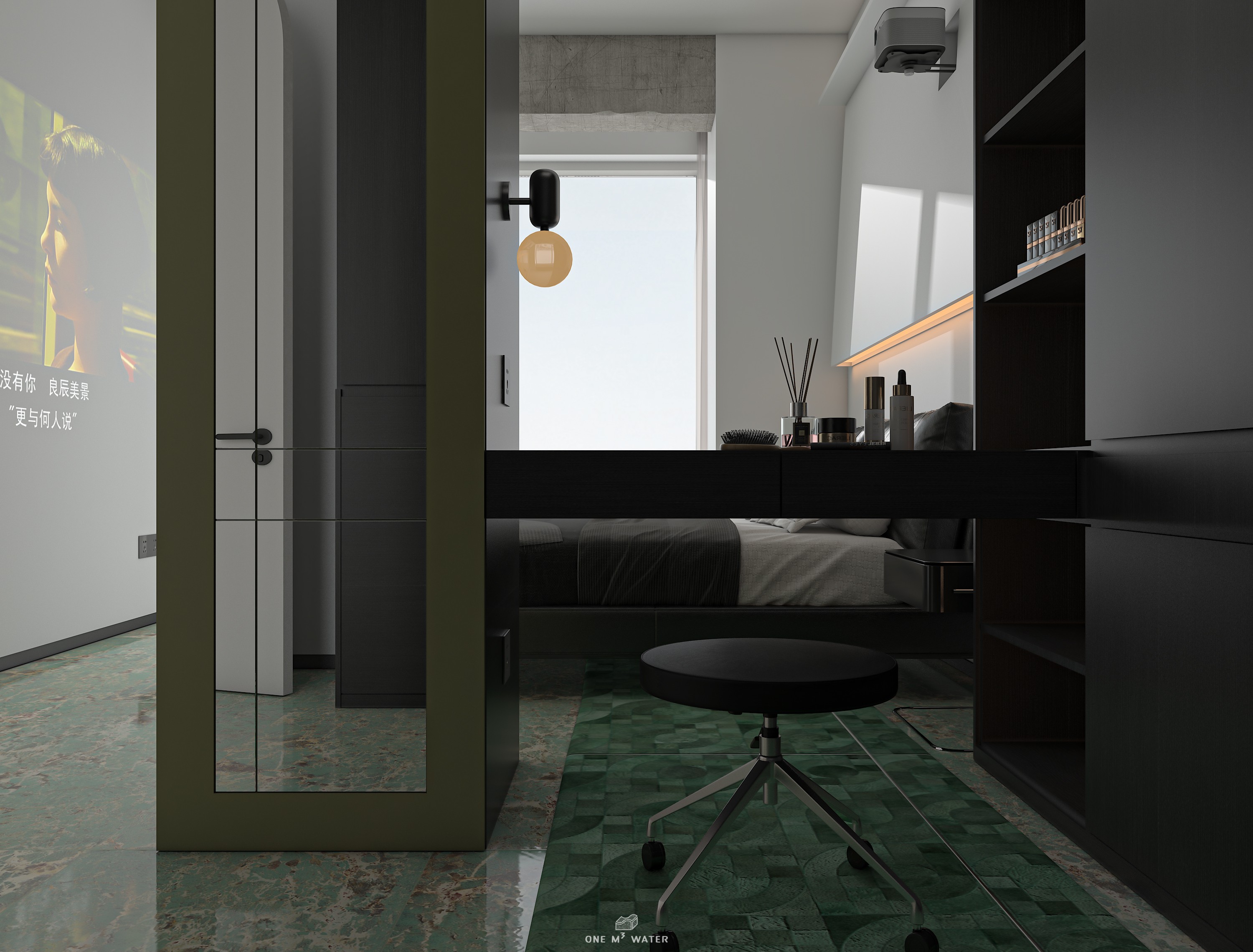 80㎡三室户型改造-14