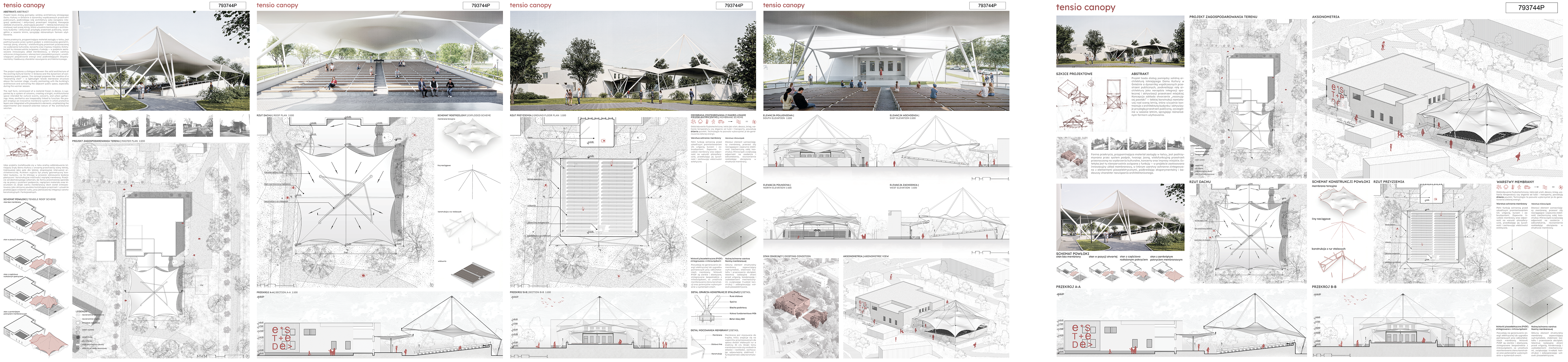 张力式雨篷丨波兰丨Pavel Hitaryn-33