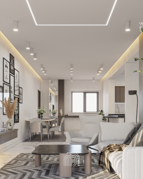 INT-2501 | Reception / Living Area Interior Design.