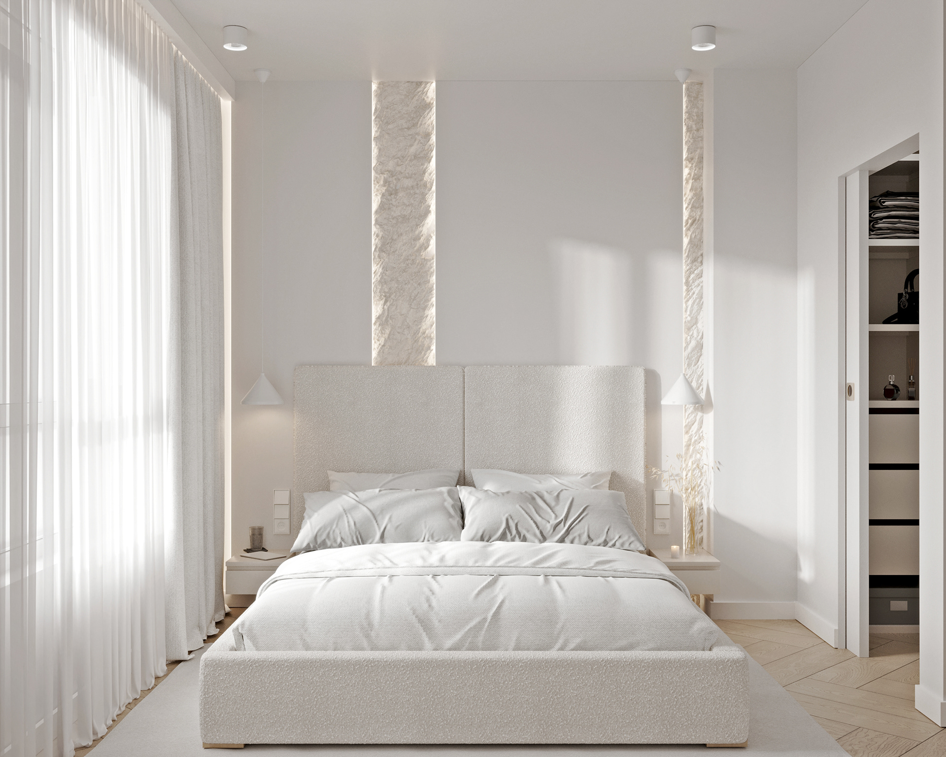 3D Visualization – Private House, 78 m² (Second Floor)-11