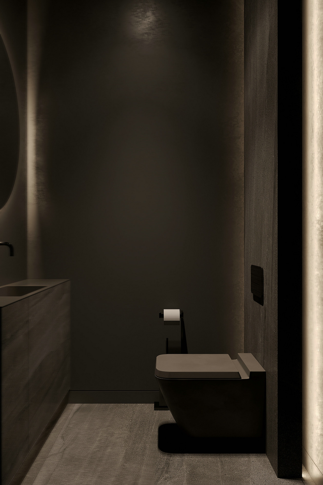 高级黑色系空间设计-23