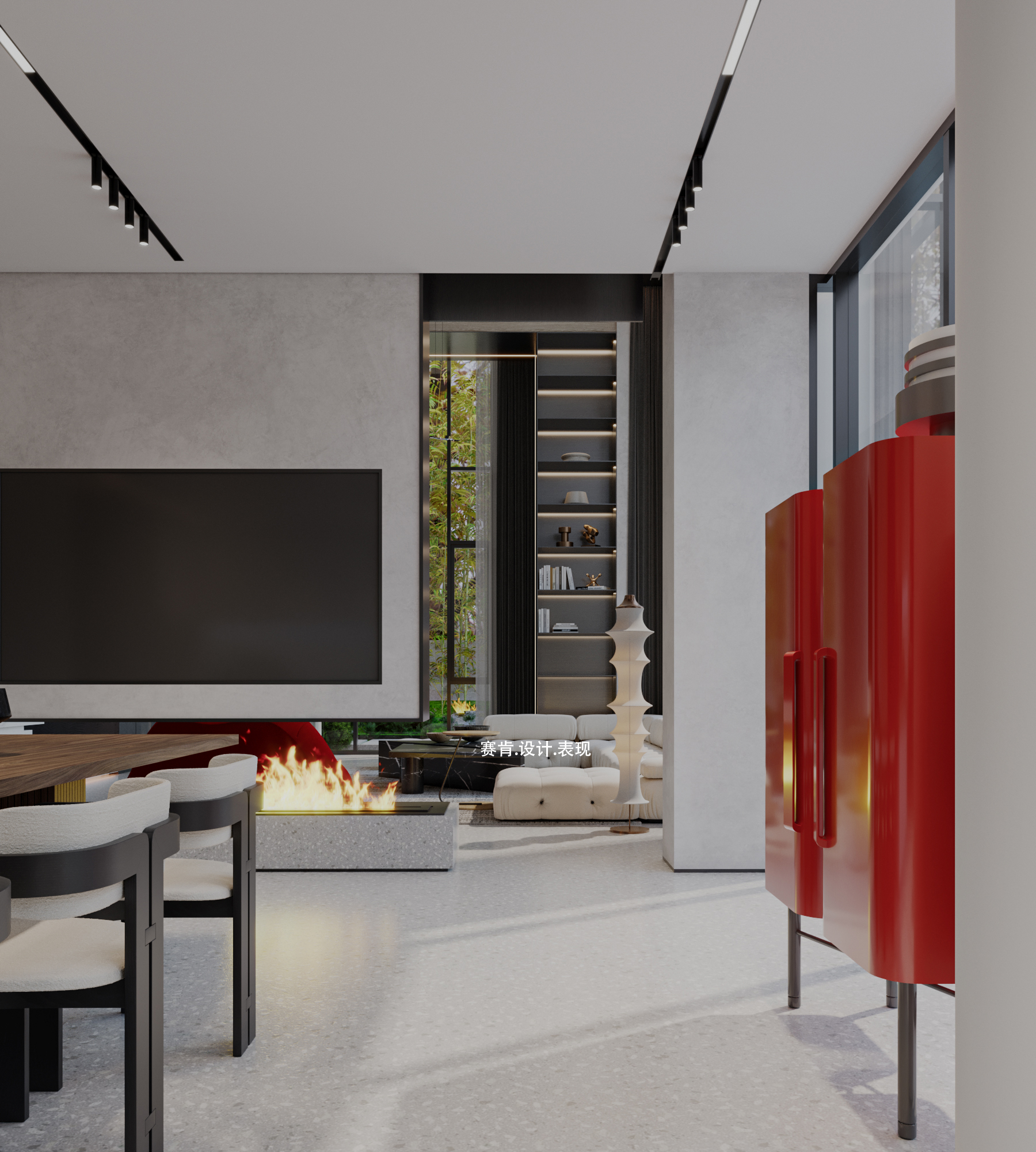 豪华别墅设计表现-3