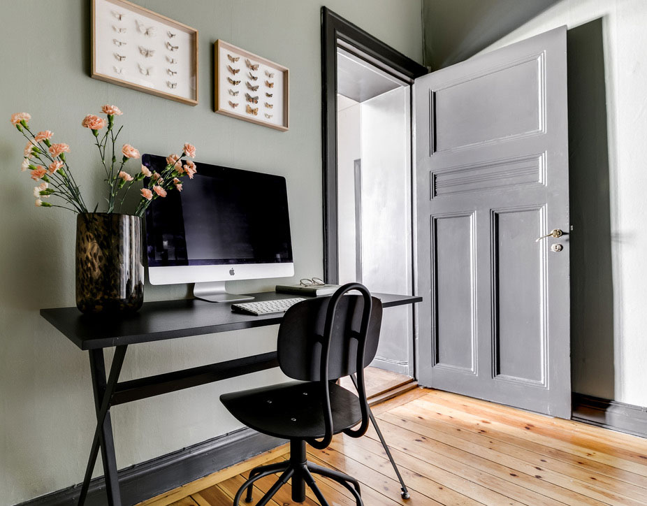 灰色调 48 平米一居室公寓的柔和魅力-13