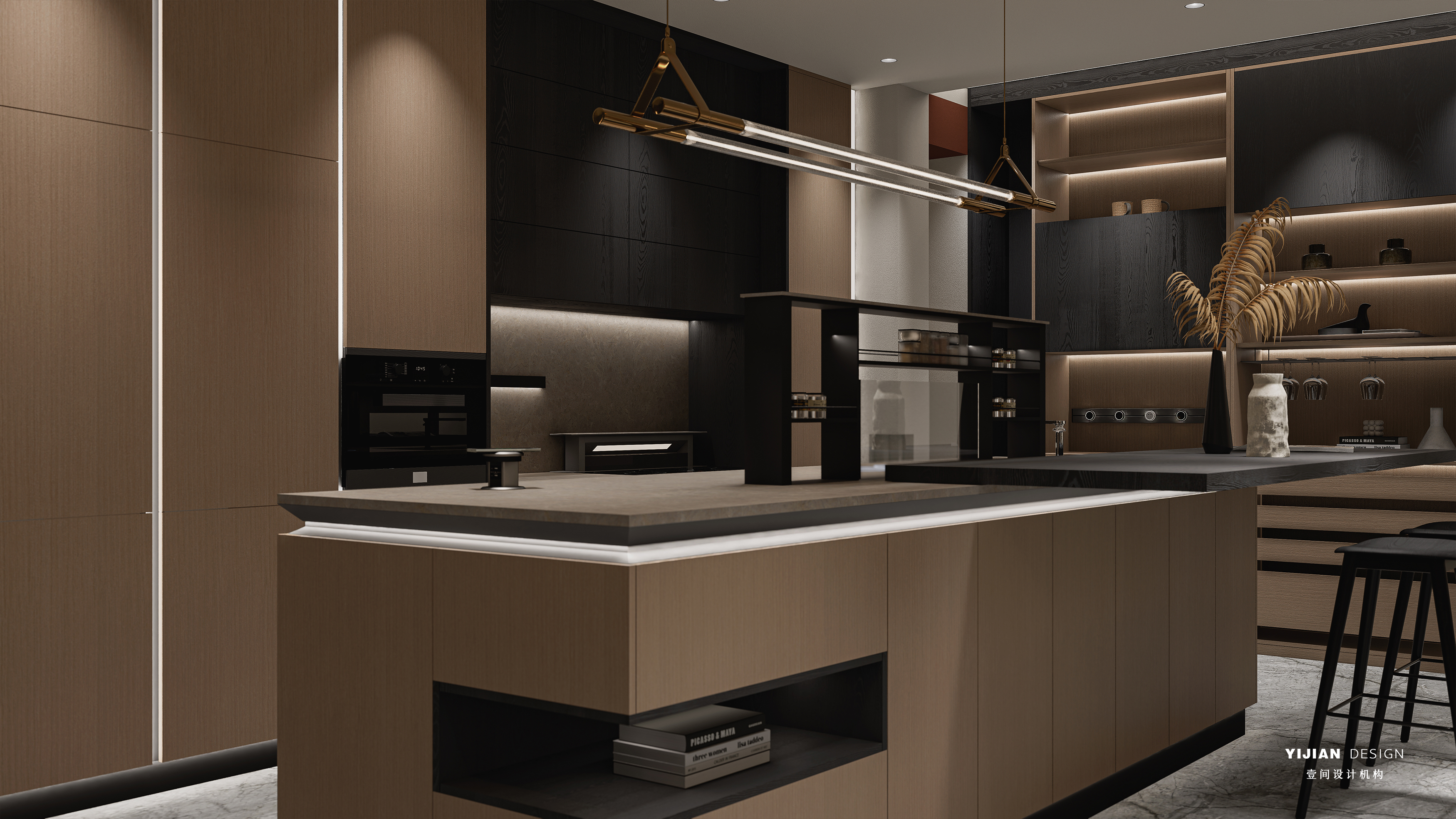 卡玛家居×壹间设计丨中国大连丨山东壹间家居设计机构-17