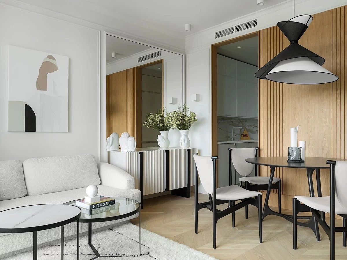 54㎡时尚简约单身公寓丨Aleksandra HelminskayaLeontieva-10