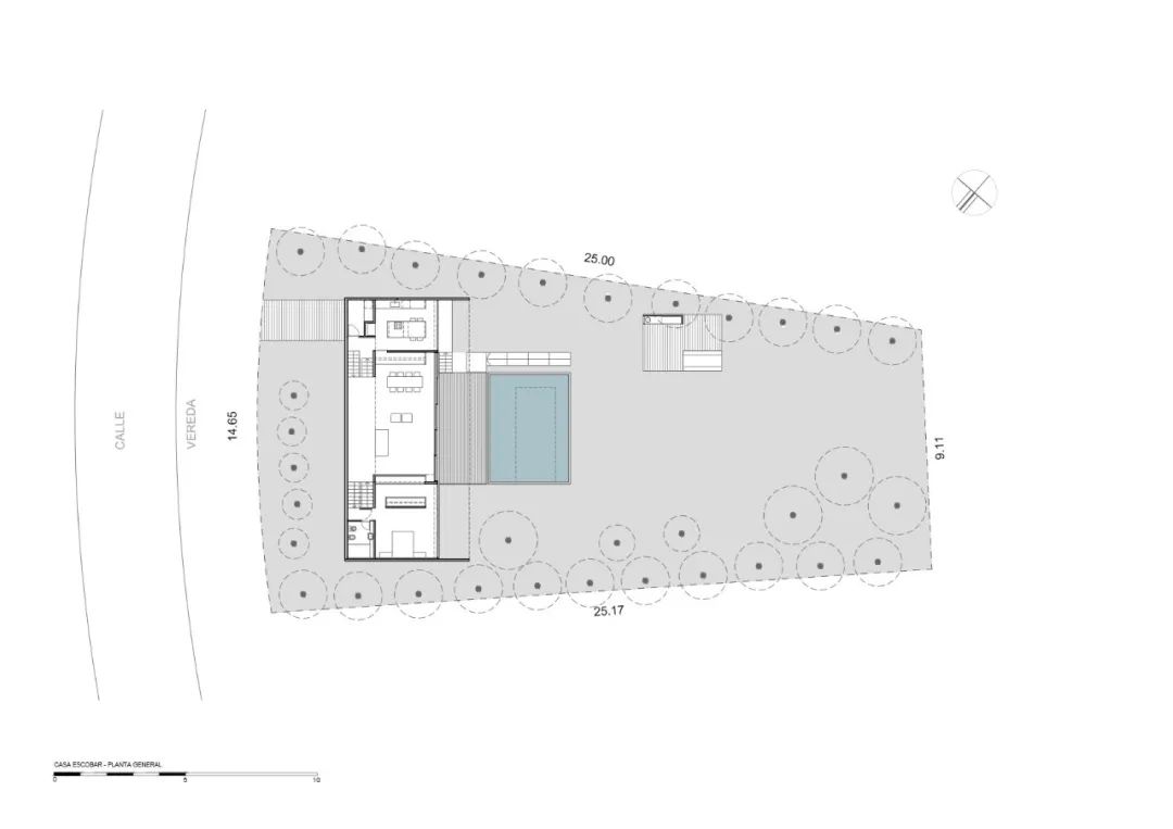 阿根廷自然纯粹清水混凝土住宅设计-46
