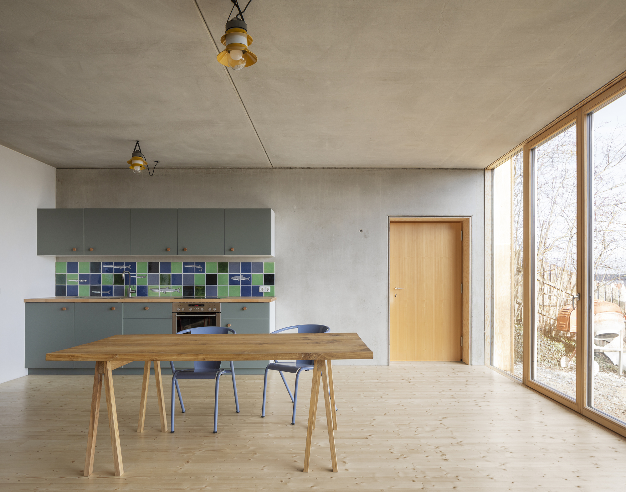 艺术家工作室兼住宅丨德国-12