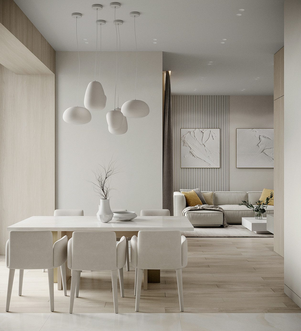 原木与白色 打造出舒适高级的住宅！-9