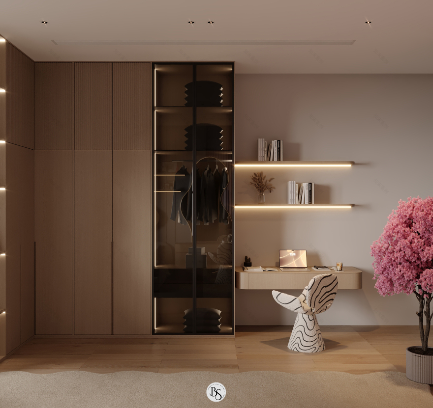 阿联酋女孩卧室设计丨BS_DESIGN STUDIO-7