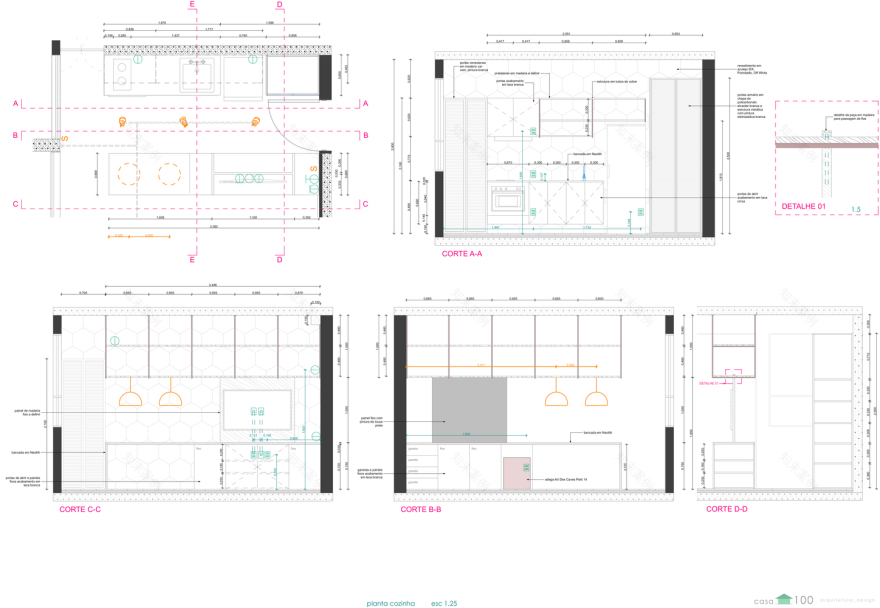 带隔断的公寓丨巴西圣保罗丨Casa100 Arquitetura-57