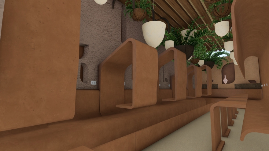 Mansoura 大学图书馆室内设计丨DESIGNED FURNATURE-28