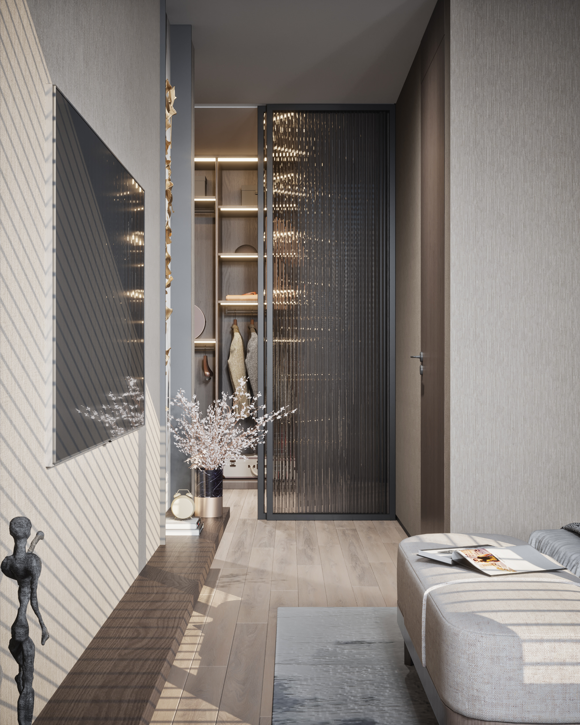 时尚客厅设计，Fstorm 渲染与 PS 打造惊艳空间-11