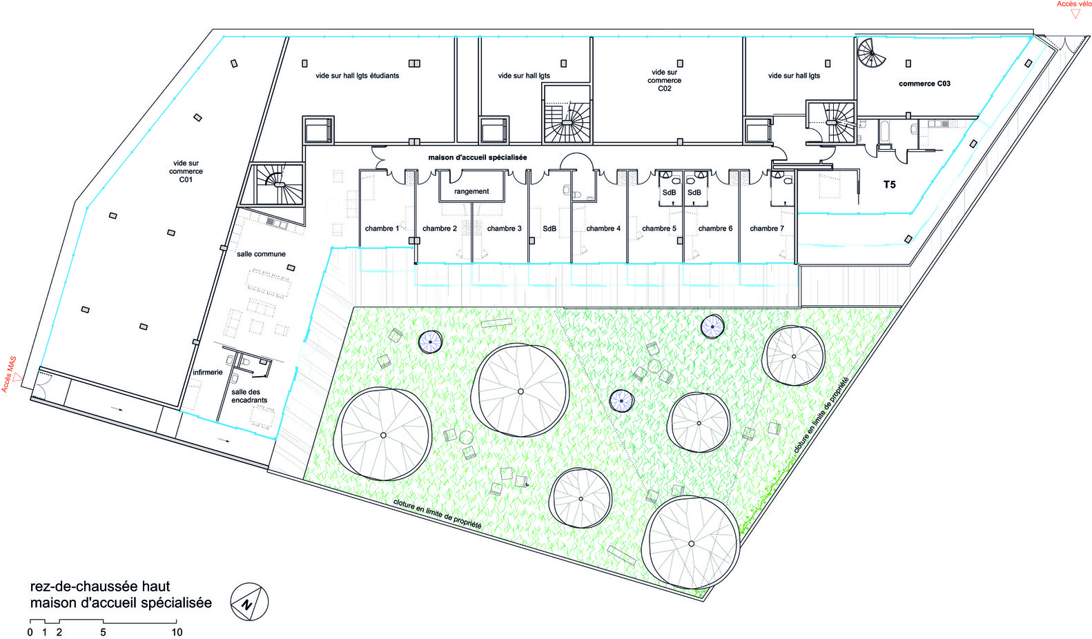 Ourcq Jaures Student - Social Housing  Lacaton - Vassal-64
