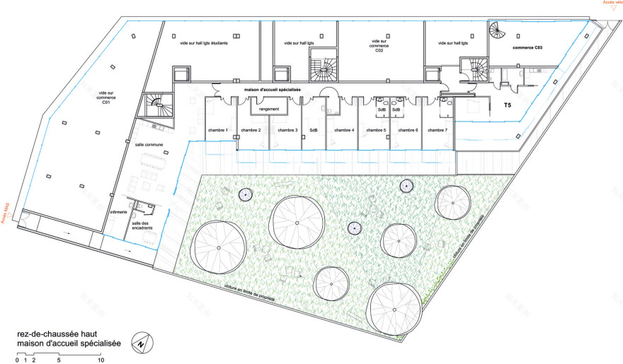 Ourcq Jaures Student - Social Housing Lacaton - Vassal-64