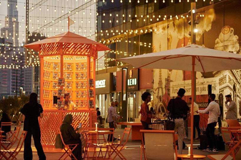 迪拜设计区橙色 3D 打印爱马仕快闪店-8