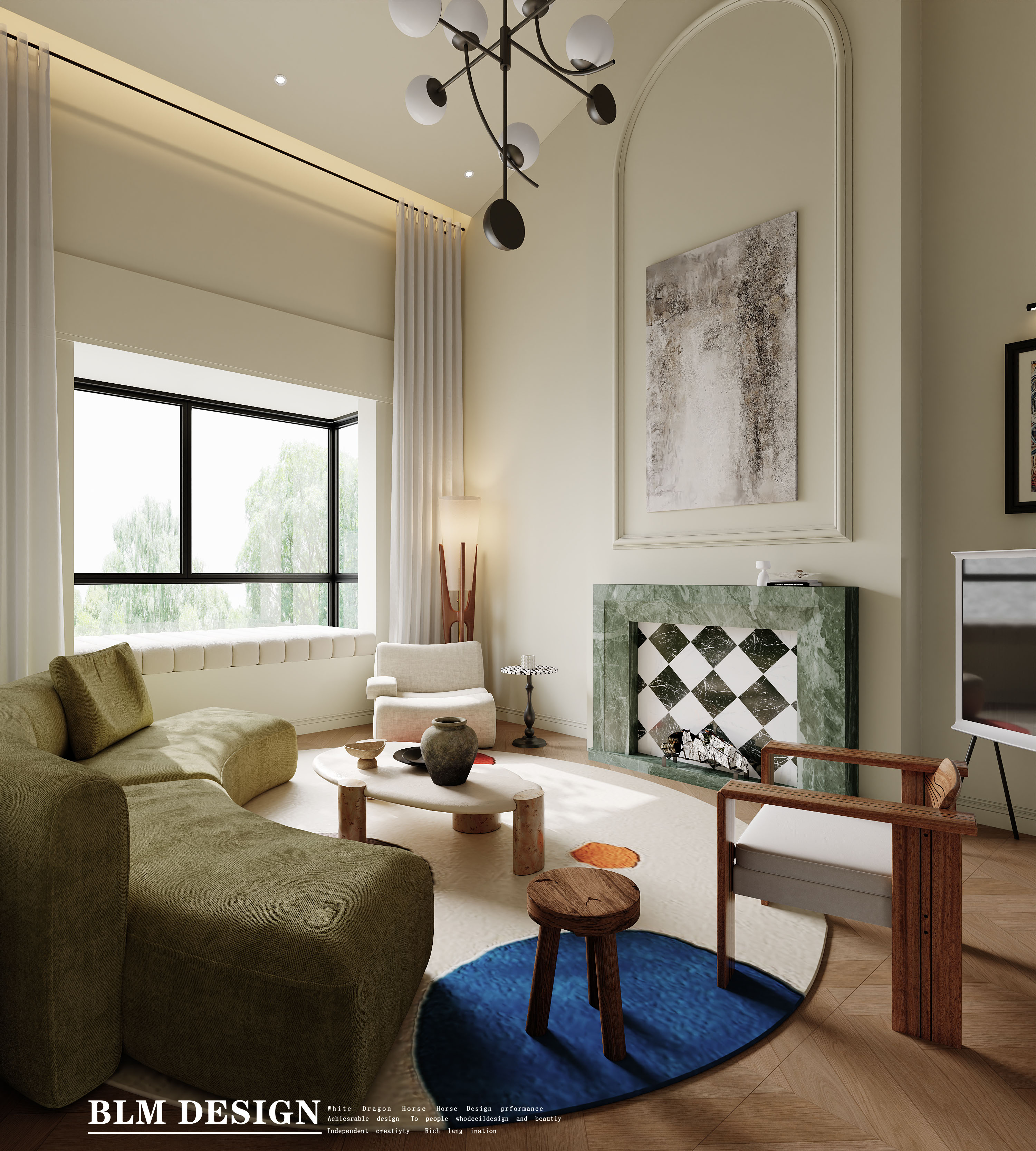 简法  白龙马效果图制作项目-3