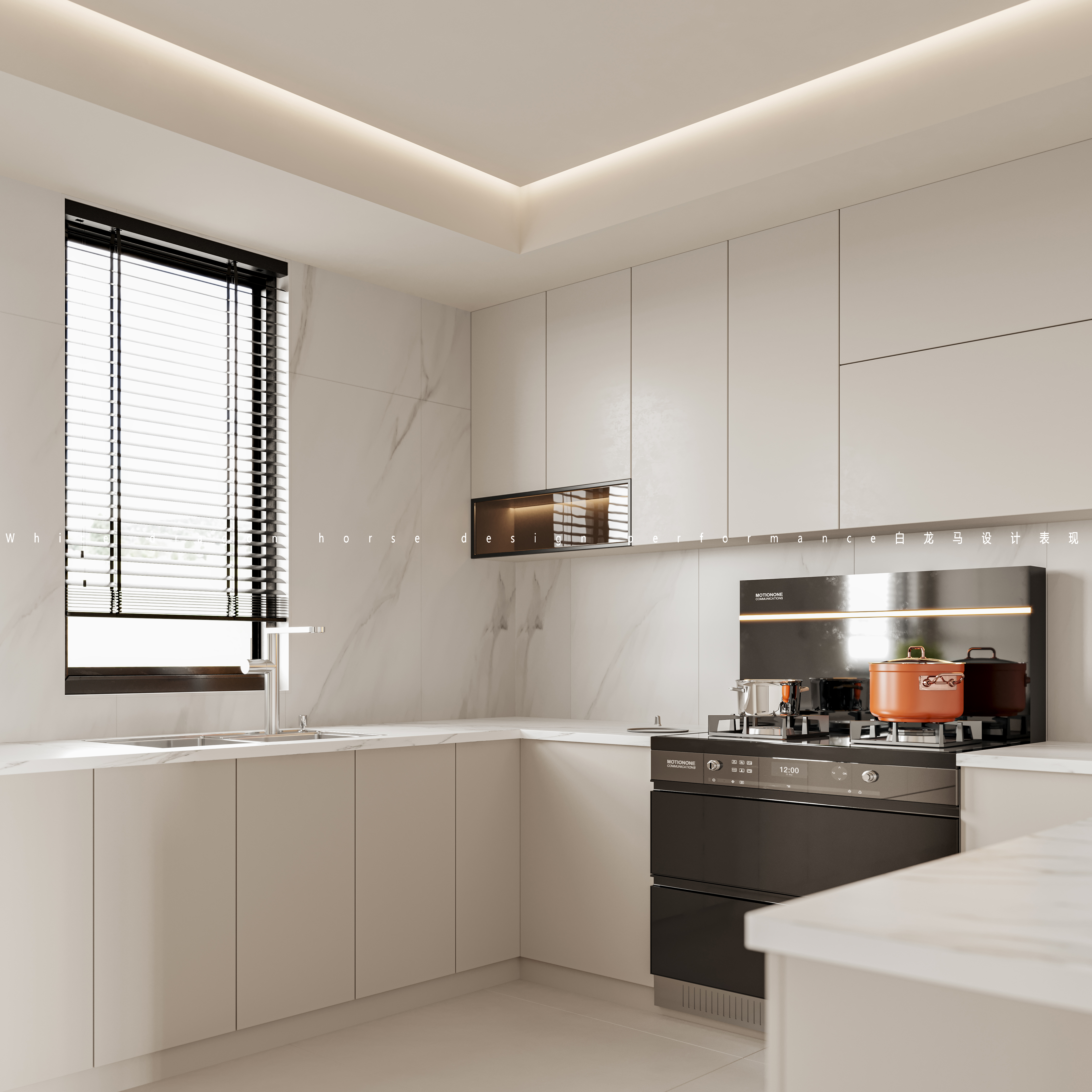 现代简约家装表现——白龙马效果图-8