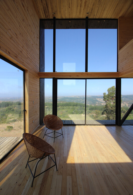 S House · 融合自然风景的现代木结构住宅设计丨智利丨nicolasCRUZarquitectos-24