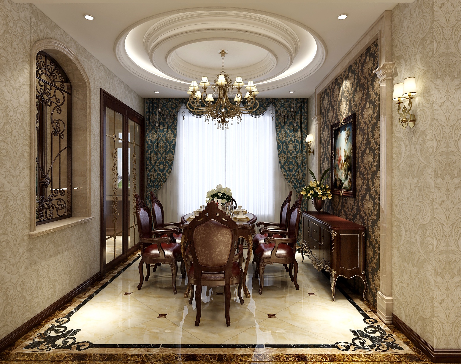 新东方天地140平古典欧式-2