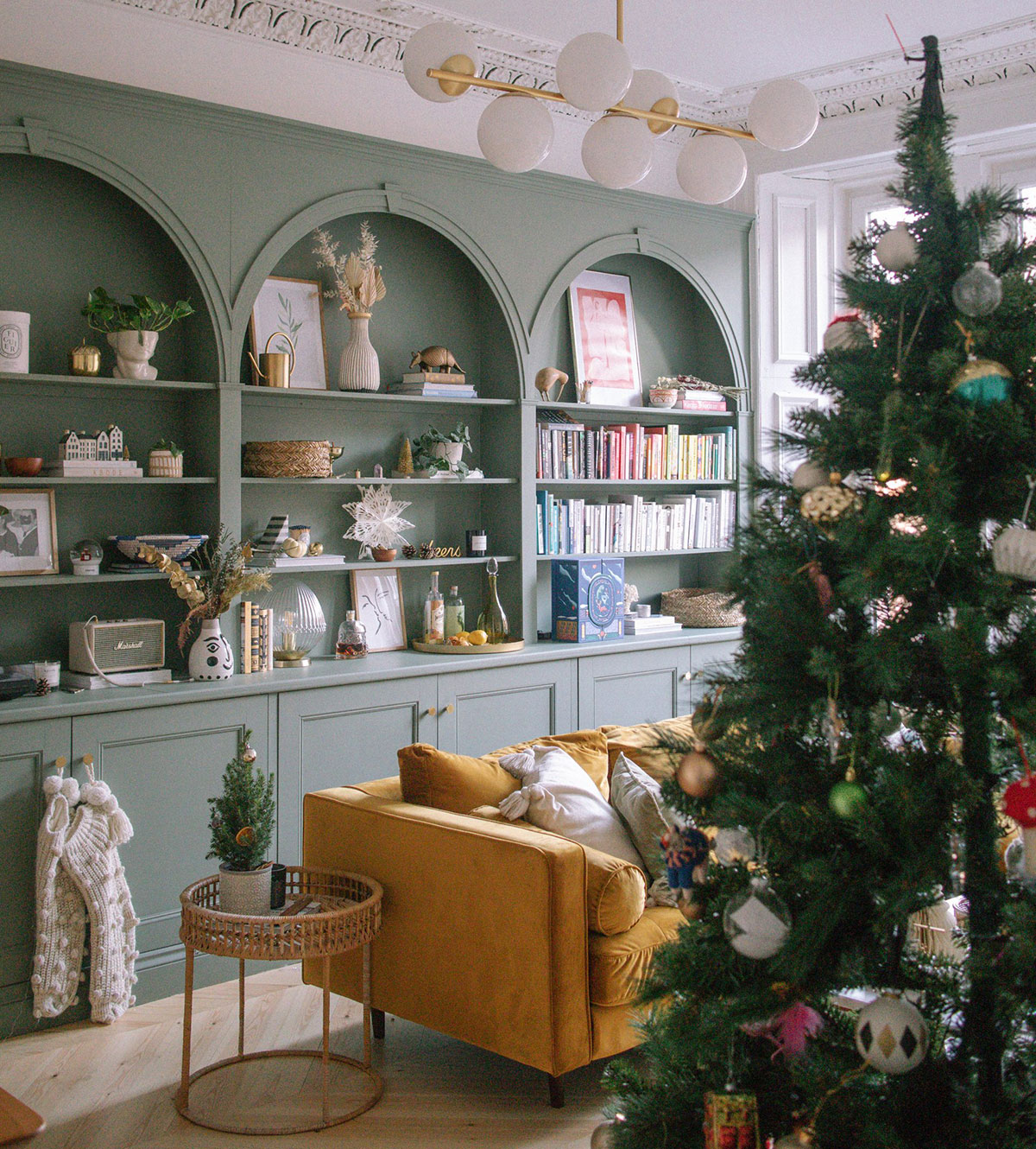 博主 Katie Spiers 的伦敦家居圣诞装饰-1