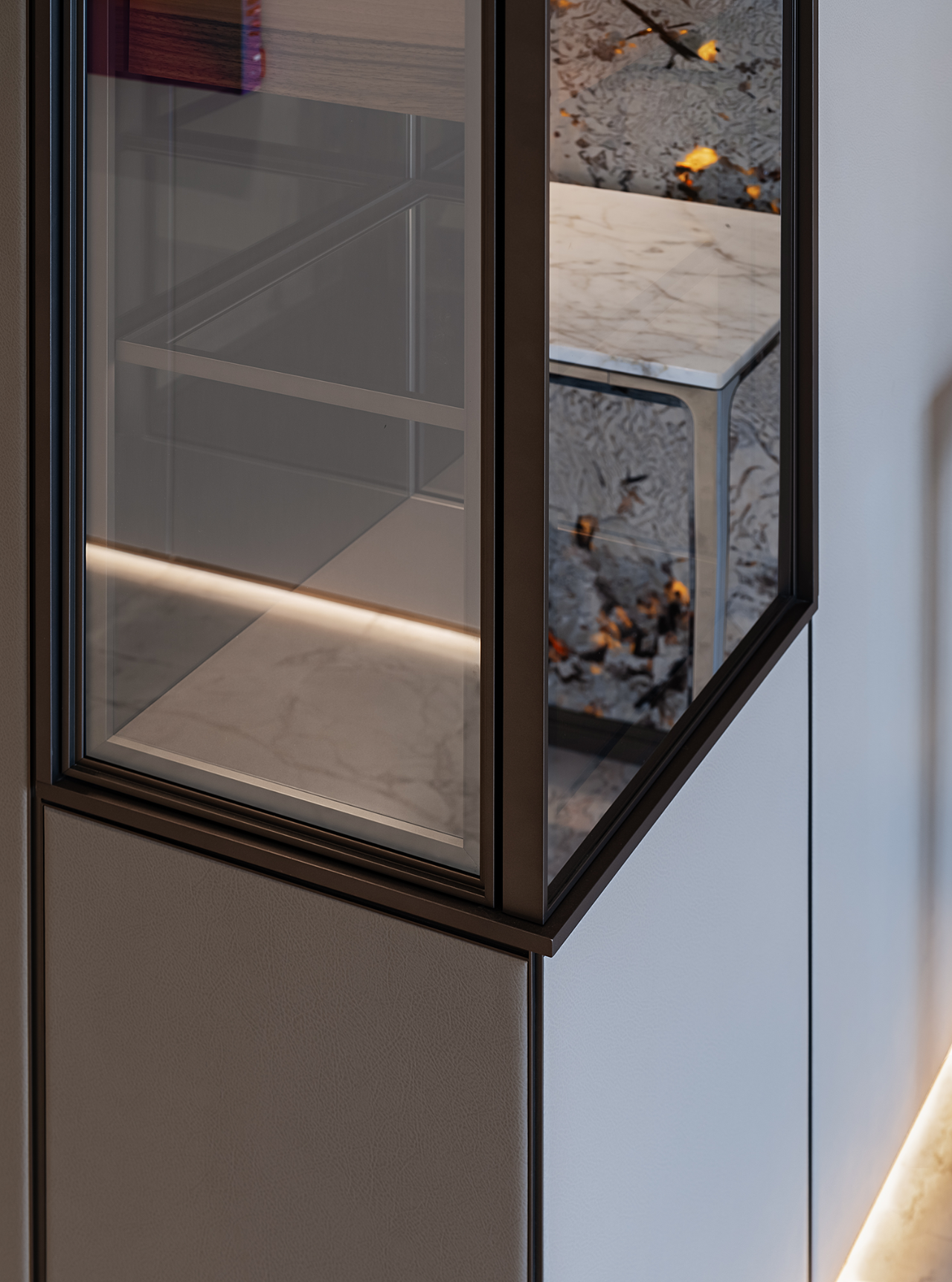 魔都陆家嘴 420㎡艺术大平层私人住宅丨中国上海丨循光空间-15