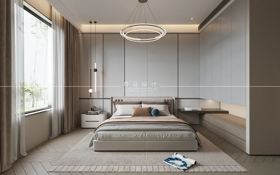 东原印未央现代下叠空间设计丨中国西安丨青马别墅设计-57