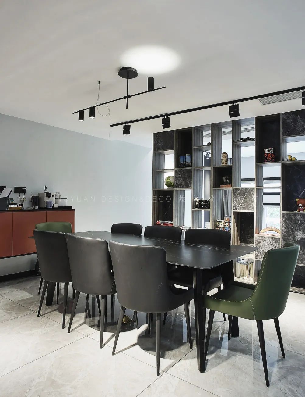 200㎡现代简约黑白灰，无主灯设计演绎个性空间高质感-49