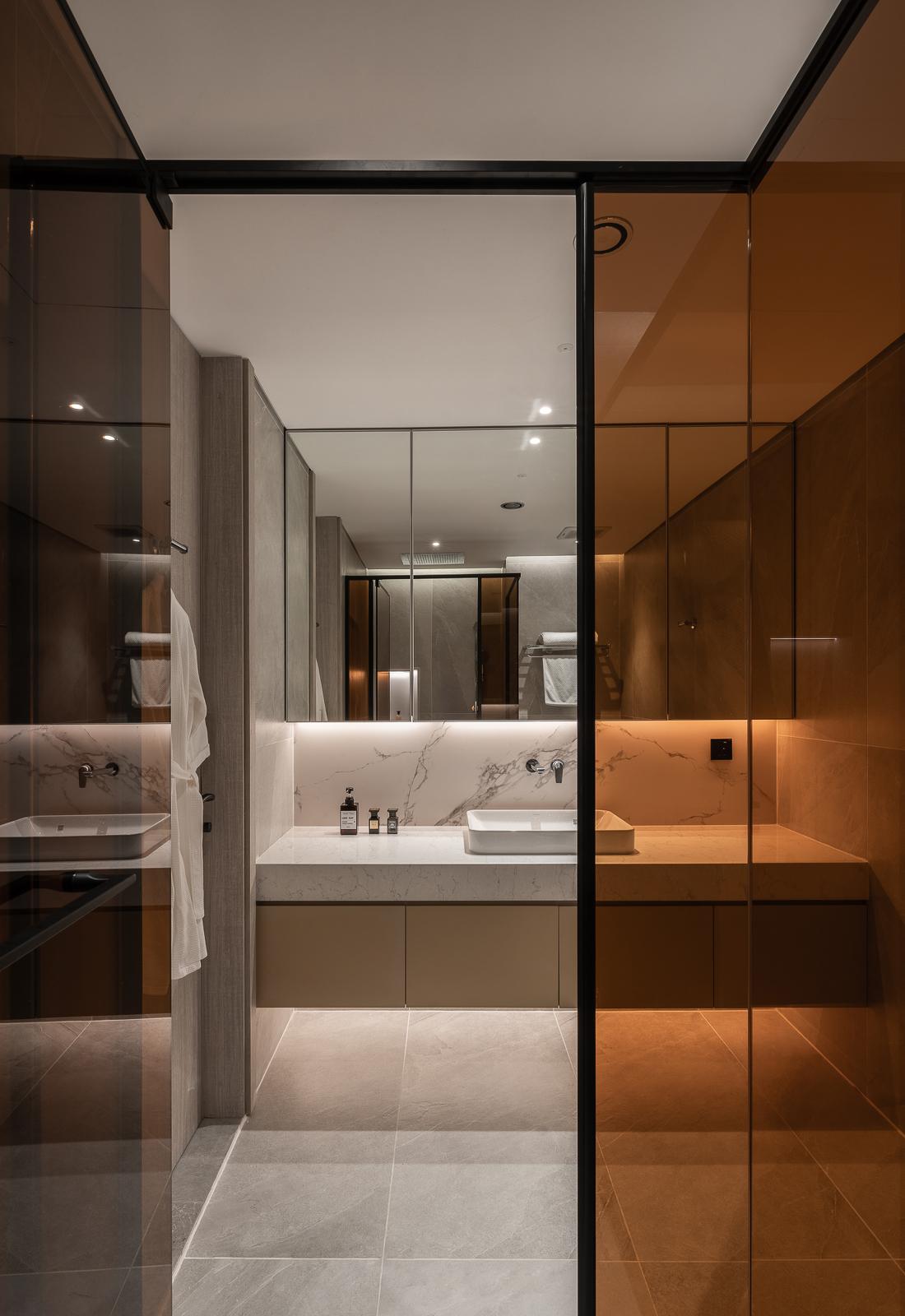 现代轻奢风新房装修项目-51