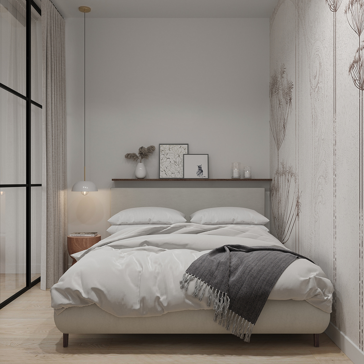 白色系简约风小空间设计                     -11