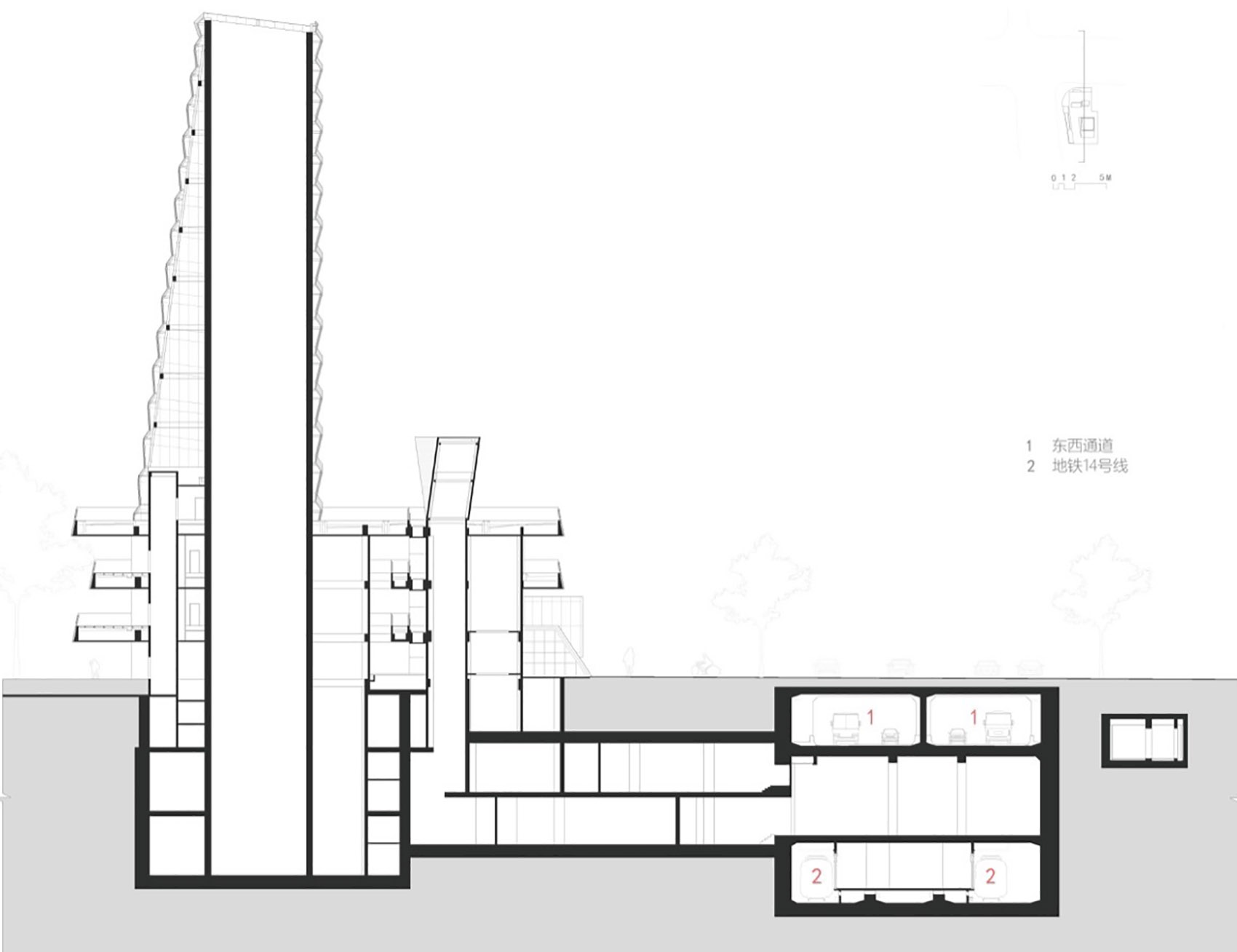 东西通道东方路风塔及轨道交通14号线浦东大道站风井丨周蔚,张斌,致正建筑工作室-120