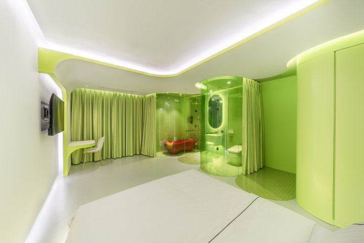 首尔 Lime Flavor boutique 酒店套房——绿色泡泡的灵动空间-28