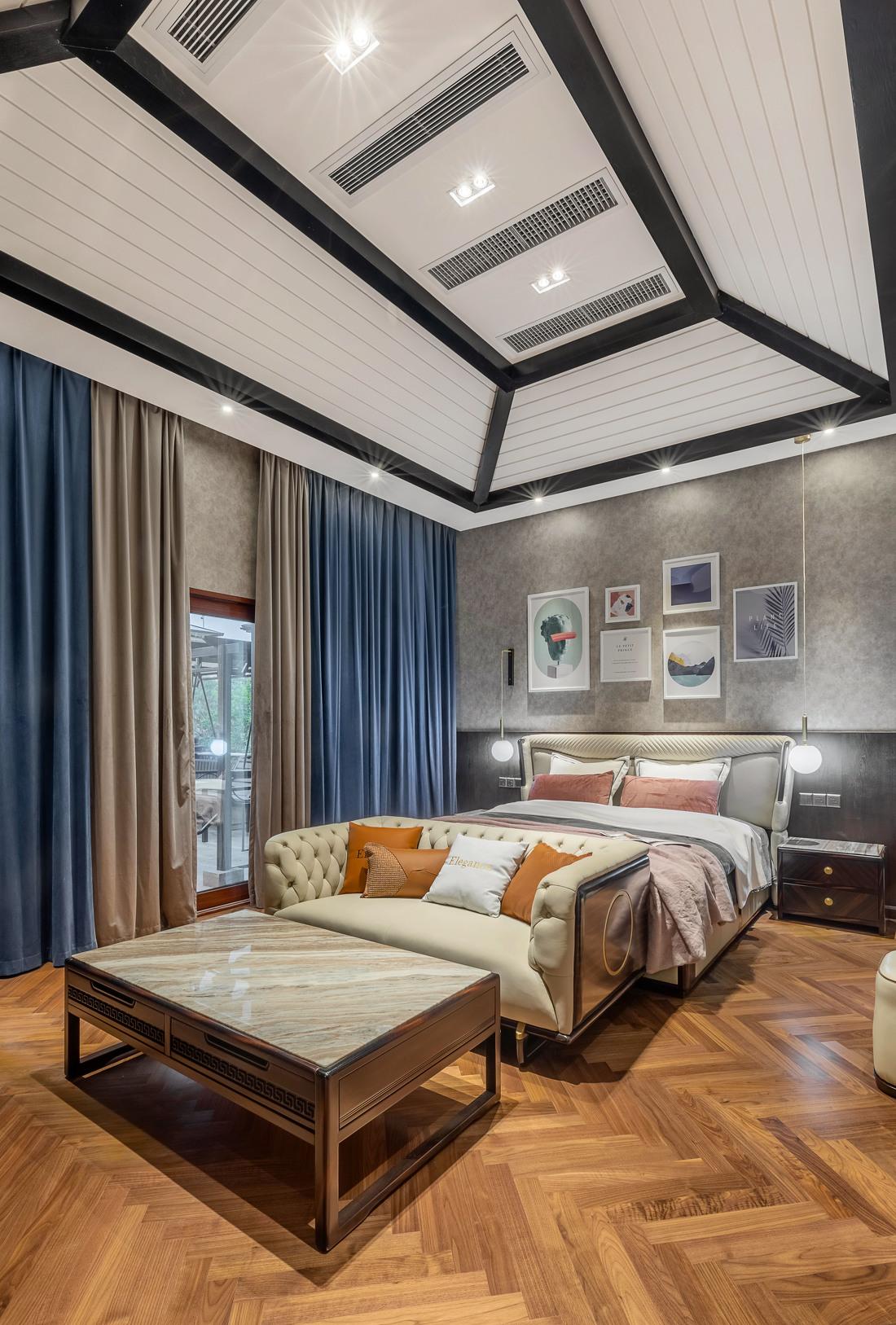 雅致东方,现代与传统共融的别墅设计-35