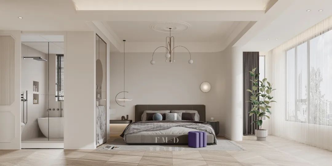 140㎡法式自由空间丨中国六安丨飞墨设计组-43