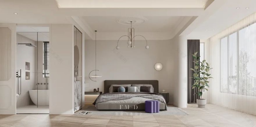 140㎡法式自由空间丨中国六安丨飞墨设计组-43