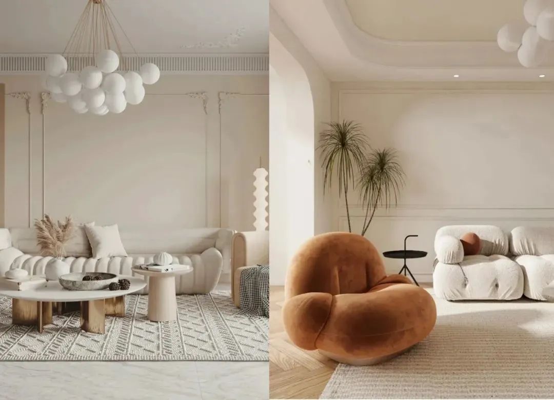 奶油色的温柔 · 打造治愈系的家居空间丨紫苹果装饰-29