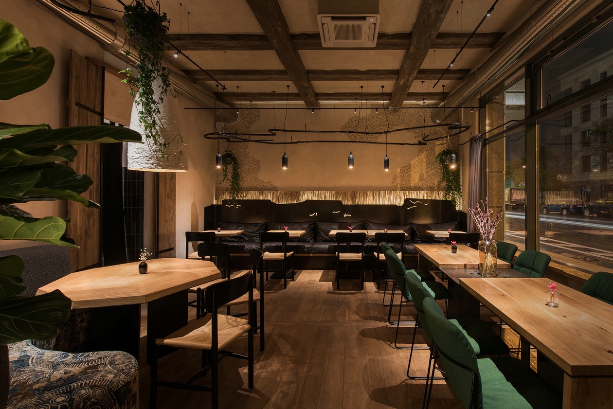 圣彼得堡150㎡格鲁吉亚餐厅-11