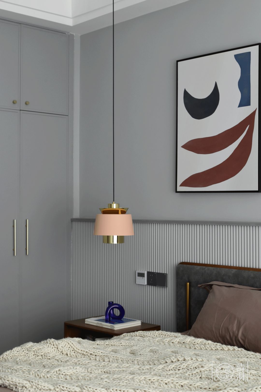 幸福诠释家的温暖——现代精致四口之家设计-64