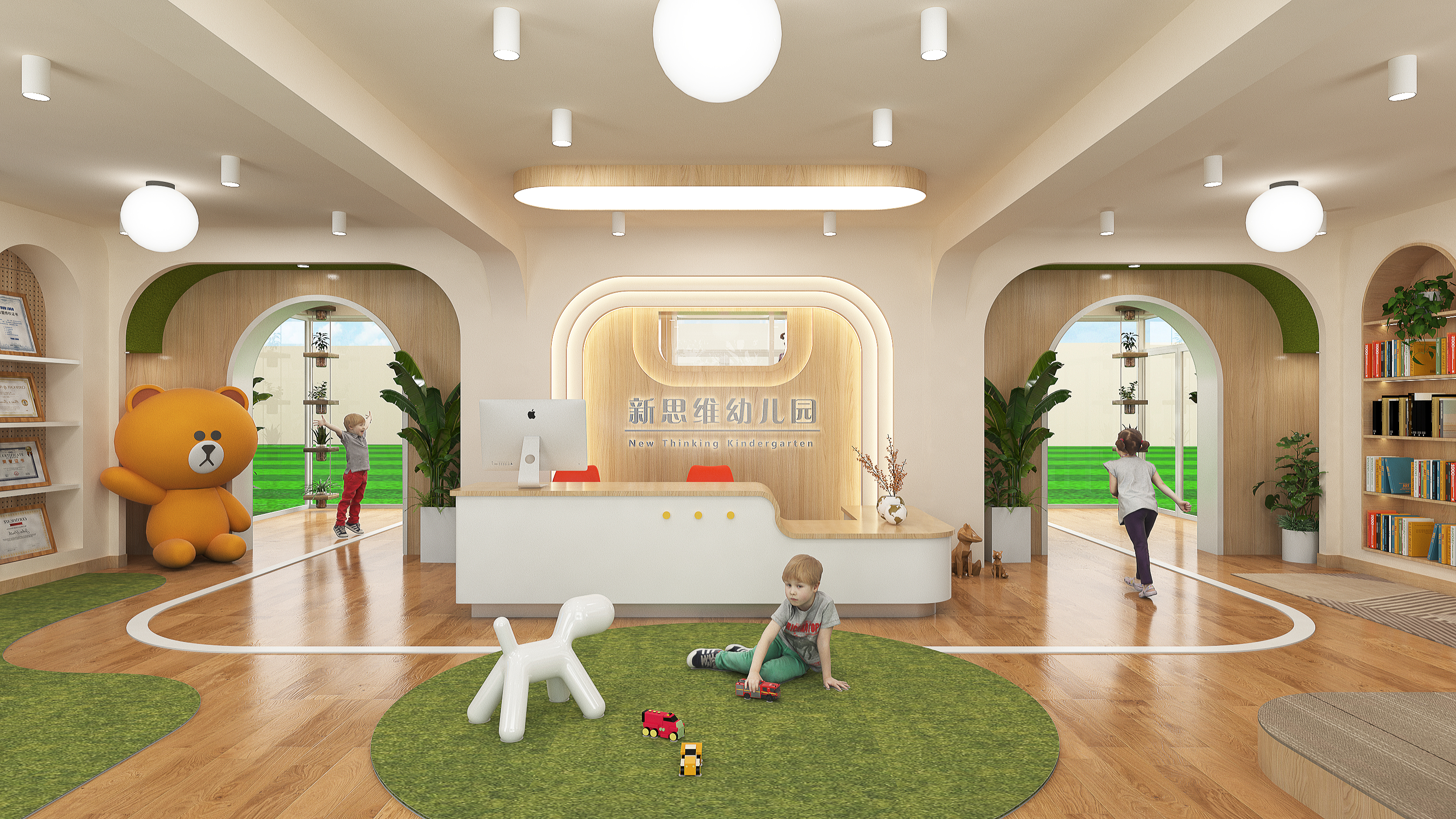 【湖北某幼儿园接待厅】-5