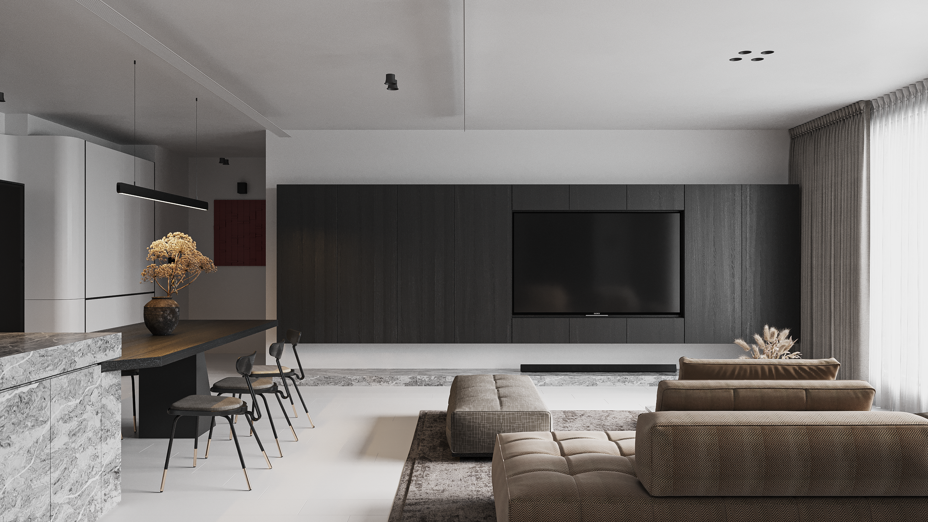 黑暗客厅概念 2-4