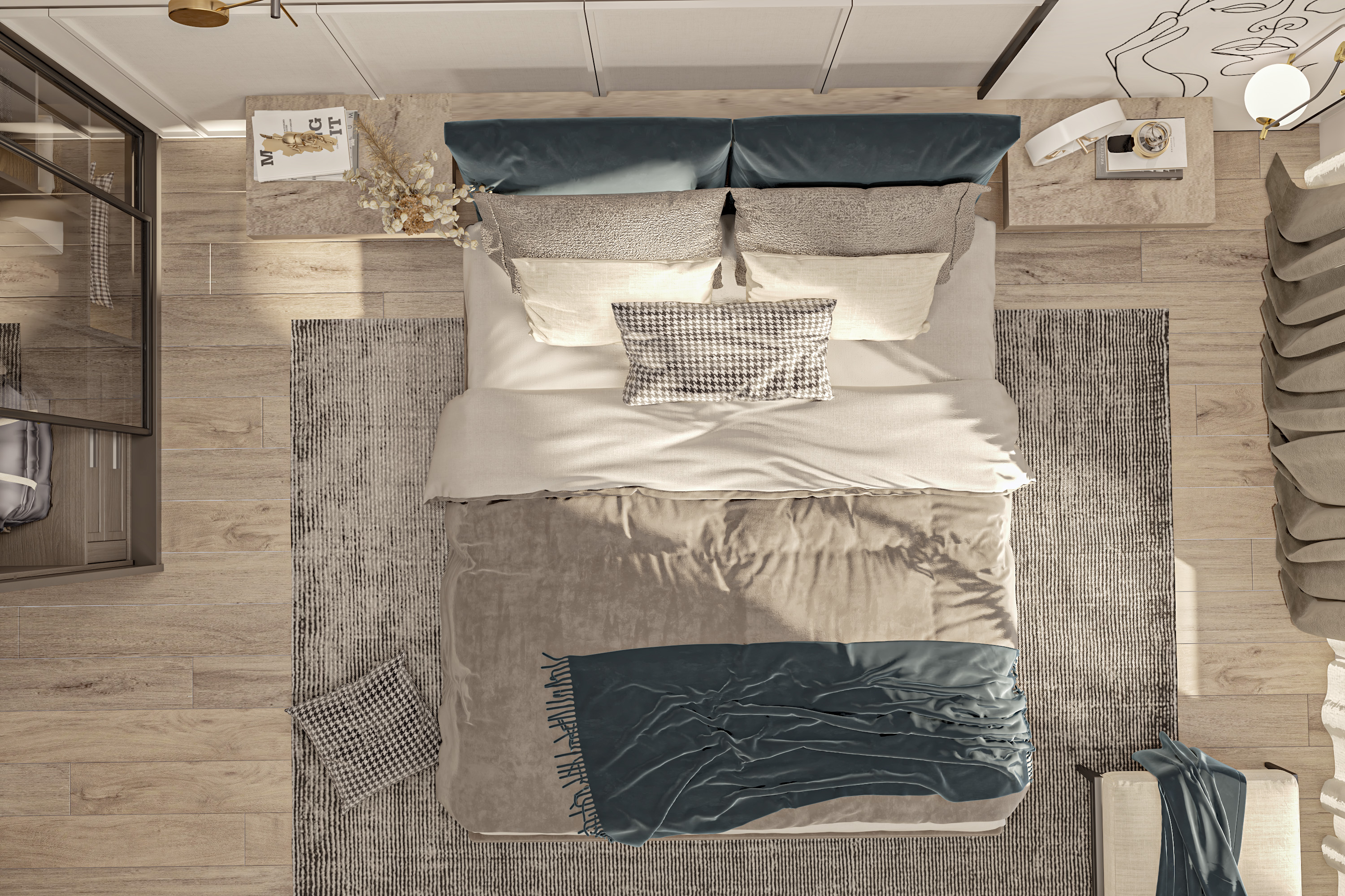 主卧丨DEKORNA INTERIOR DESIGN STUDIO-13