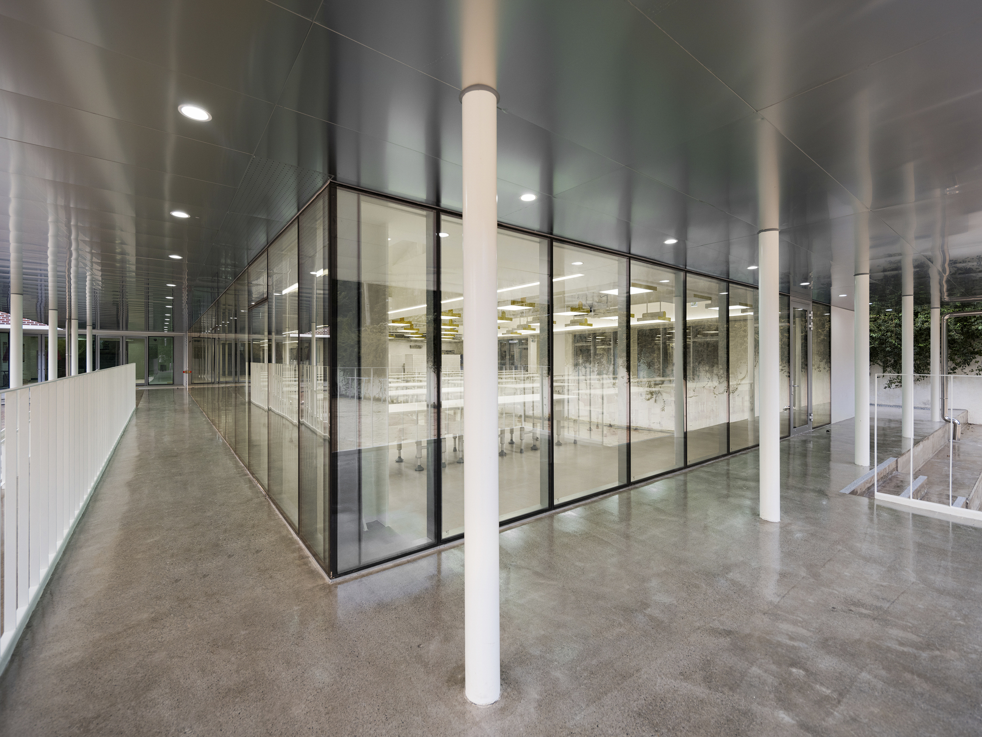 Mirae High School of Science & Technology Cafeteria Extension 高中学校食堂丨Bare Ground Architects-11