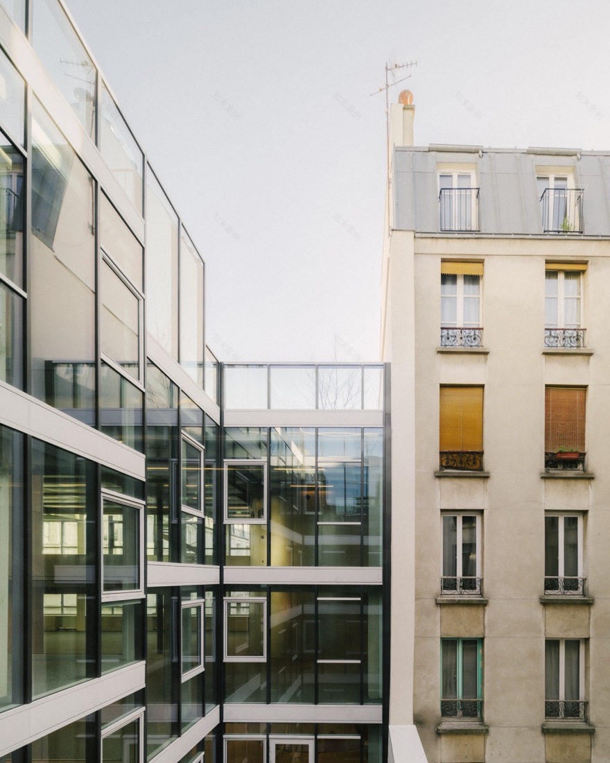 ClosdeMalevart 大楼改造丨法国巴黎丨h2o architectes-10